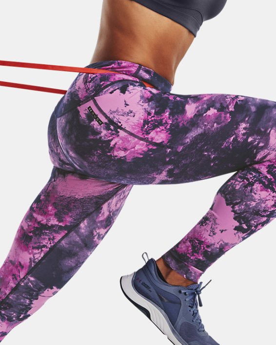 Women's UA RUSH™ SmartForm Leggings, Purple, pdpMainDesktop image number 0